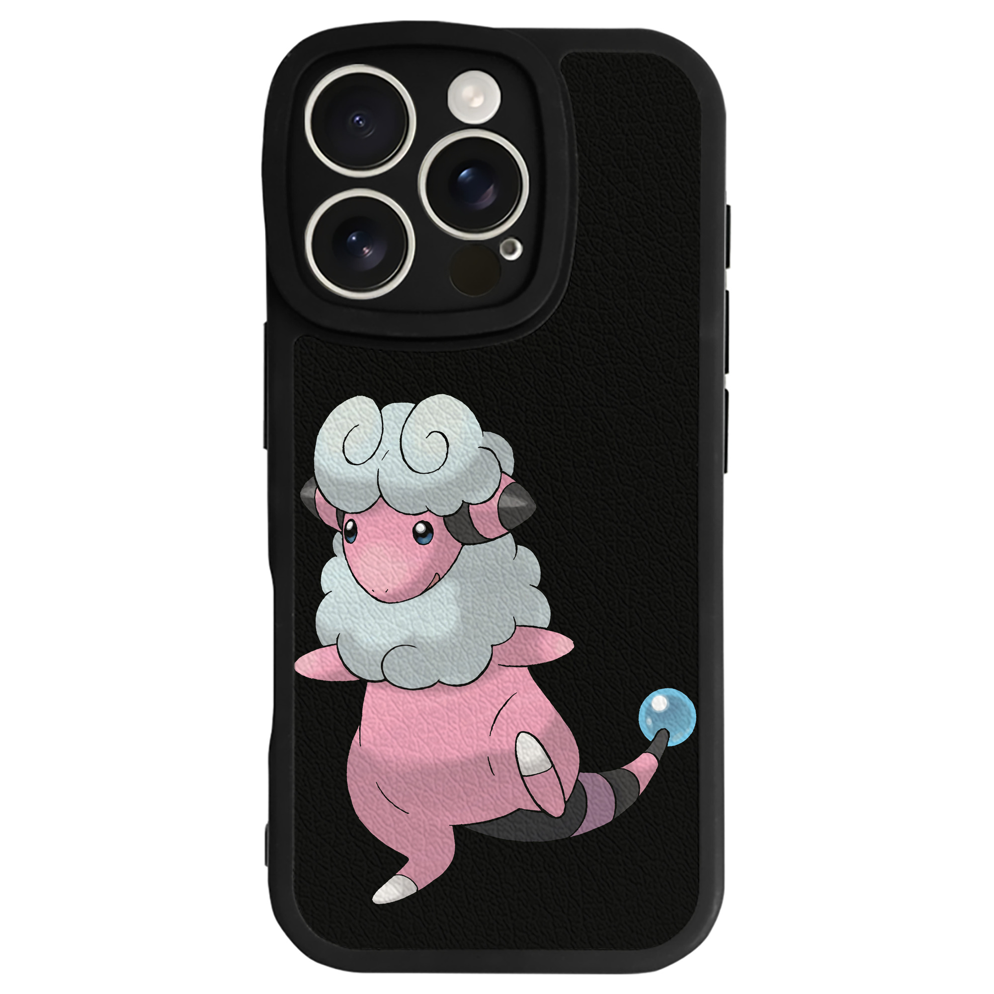 （画像用） ポケットモンスター Pokémon 【iPhone 16シリーズ対応】シリコンスマホケース（レザー調） 材質：シリコン